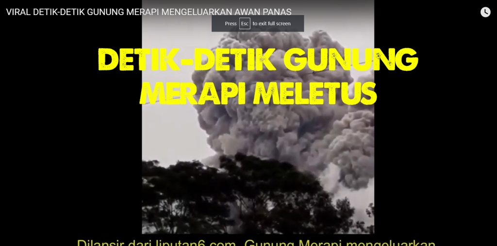 gunung merapi
